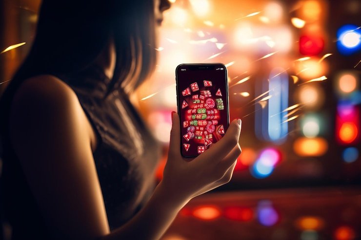 Perbandingan antarmuka aplikasi dan browser rukantogel
